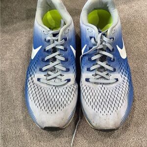 Nike Blue and White Athletic Shoes